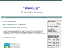 Tablet Screenshot of dr-schwarzer.de